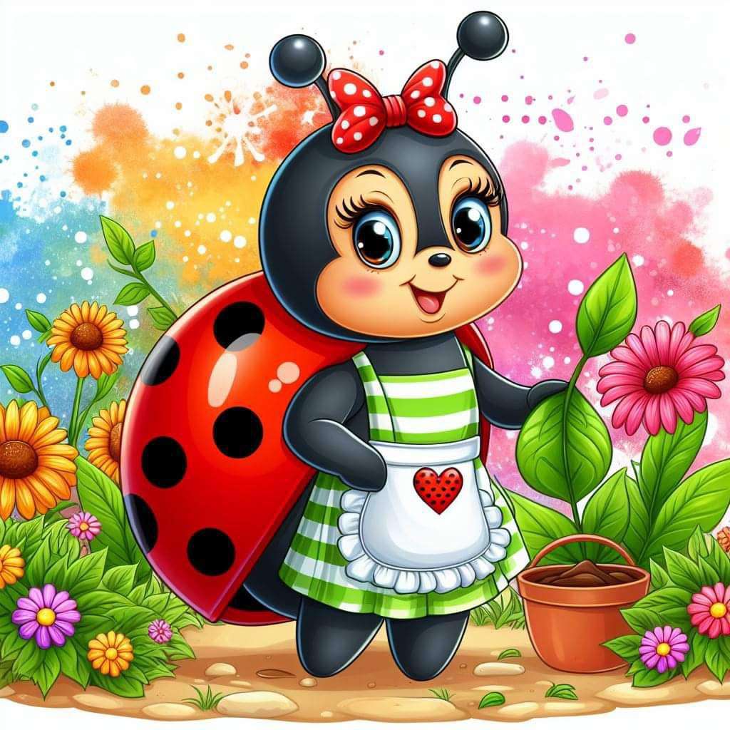 Lady bug online puzzle