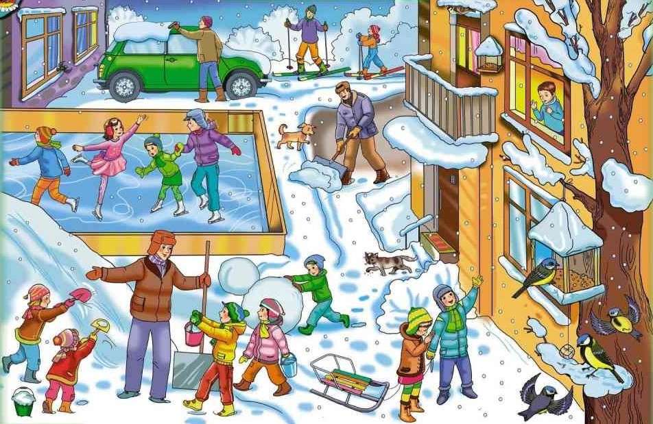 divertimento invernale puzzle online