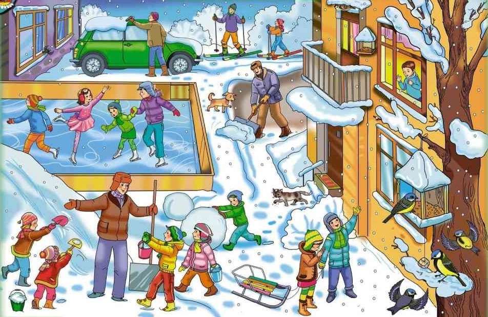 Winterspass Puzzlespiel online