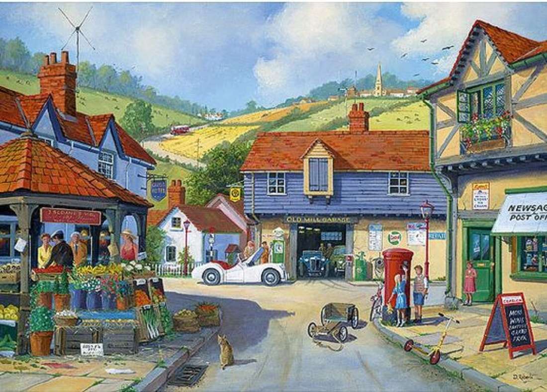 Uma pequena cidade no vale puzzle online