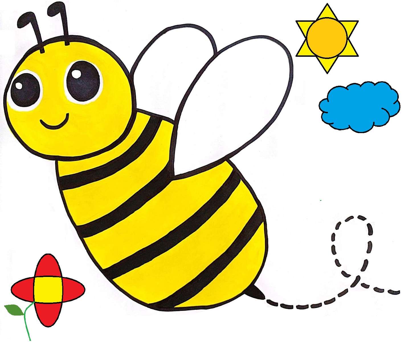 Insect - Bee online puzzle