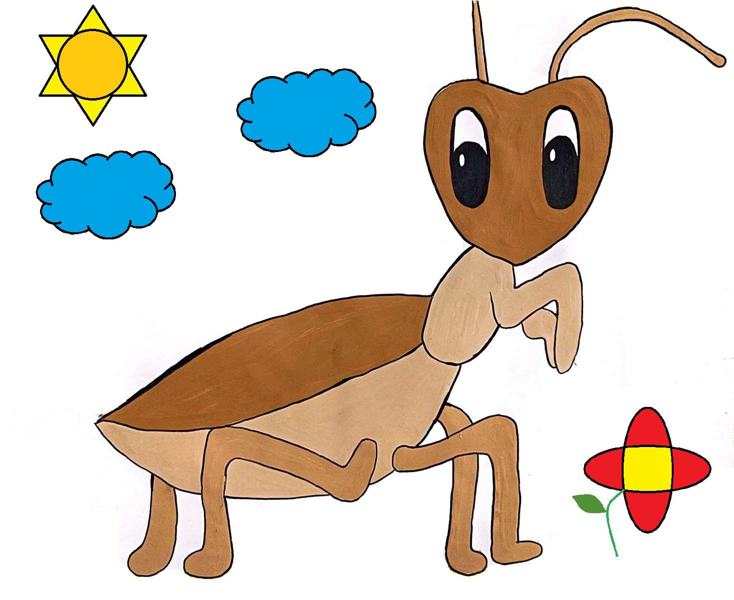 Insectă - Greier jigsaw puzzle online