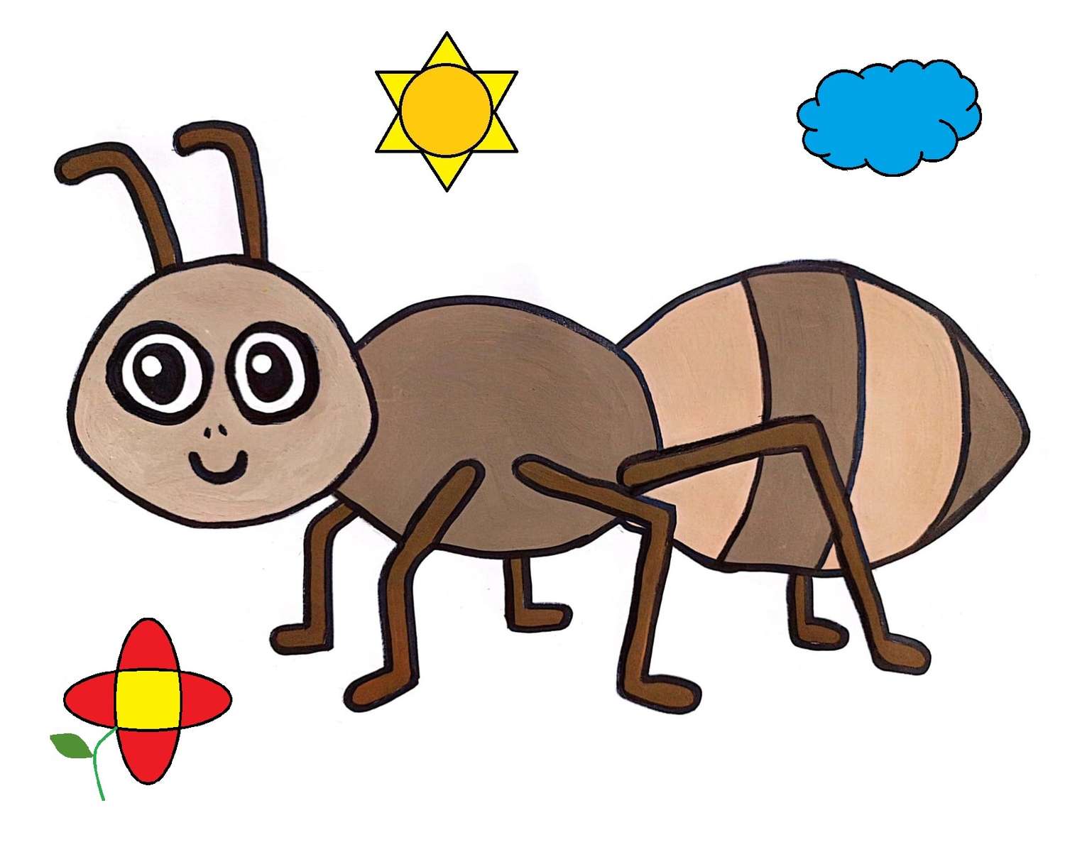 Insecto - Hormiga rompecabezas en línea