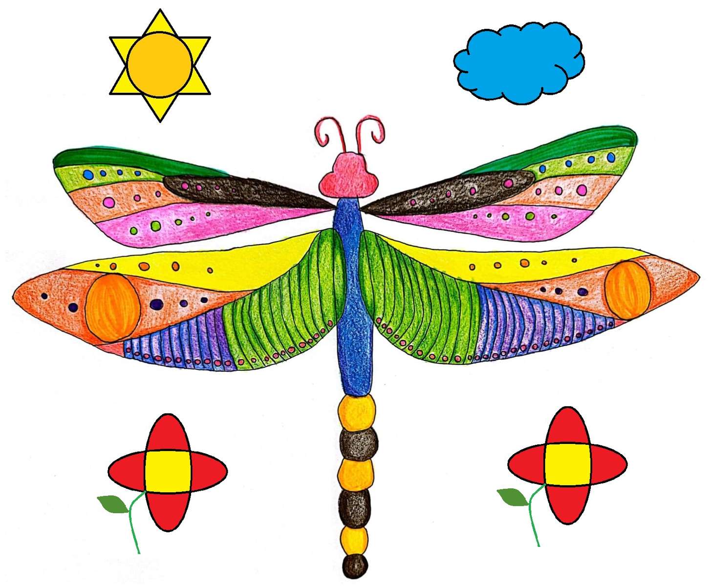 Insectă - Libelulă jigsaw puzzle online