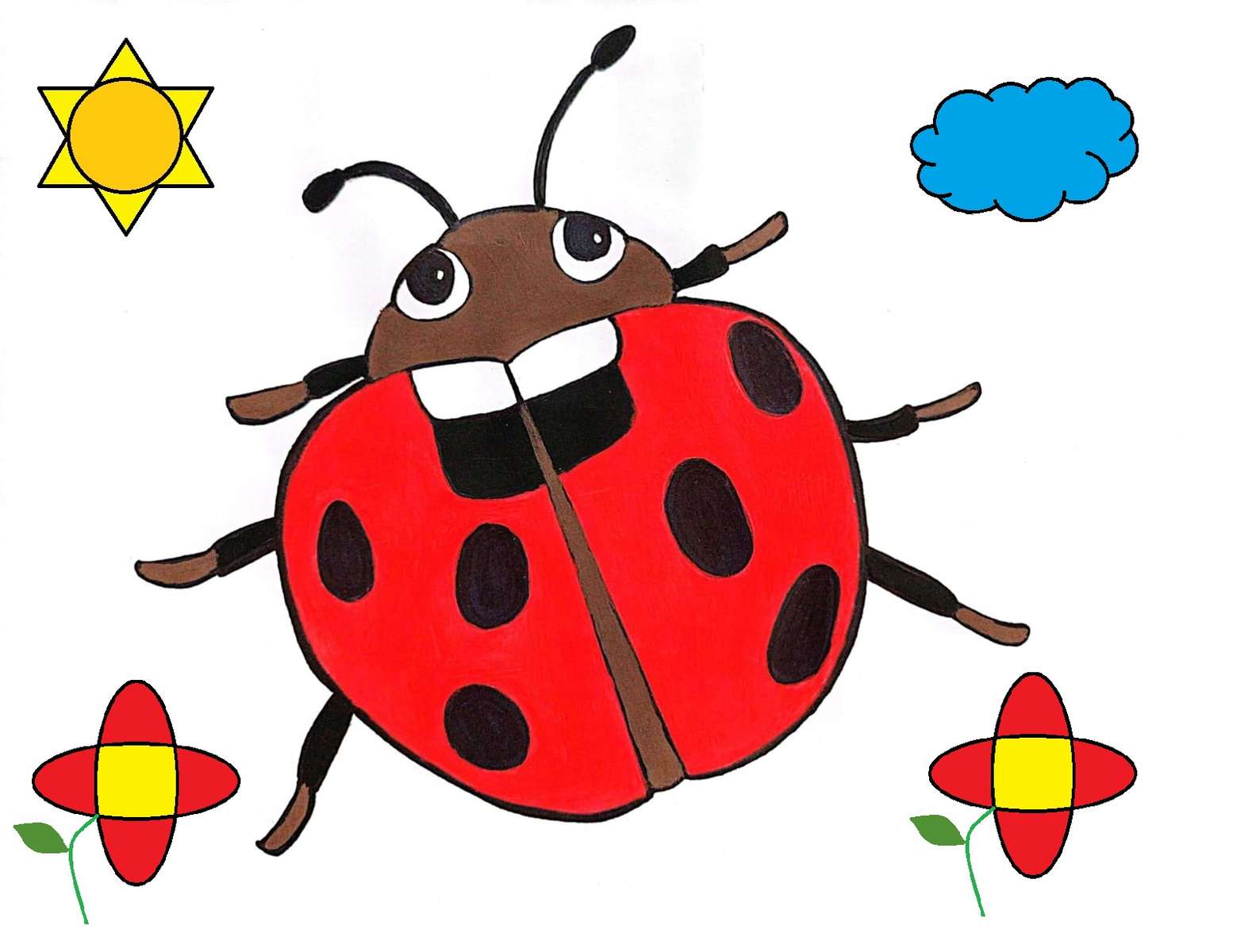 Insectă - Buburuză puzzle online