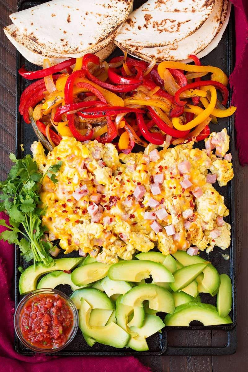 Fajitas du petit-déjeuner puzzle en ligne