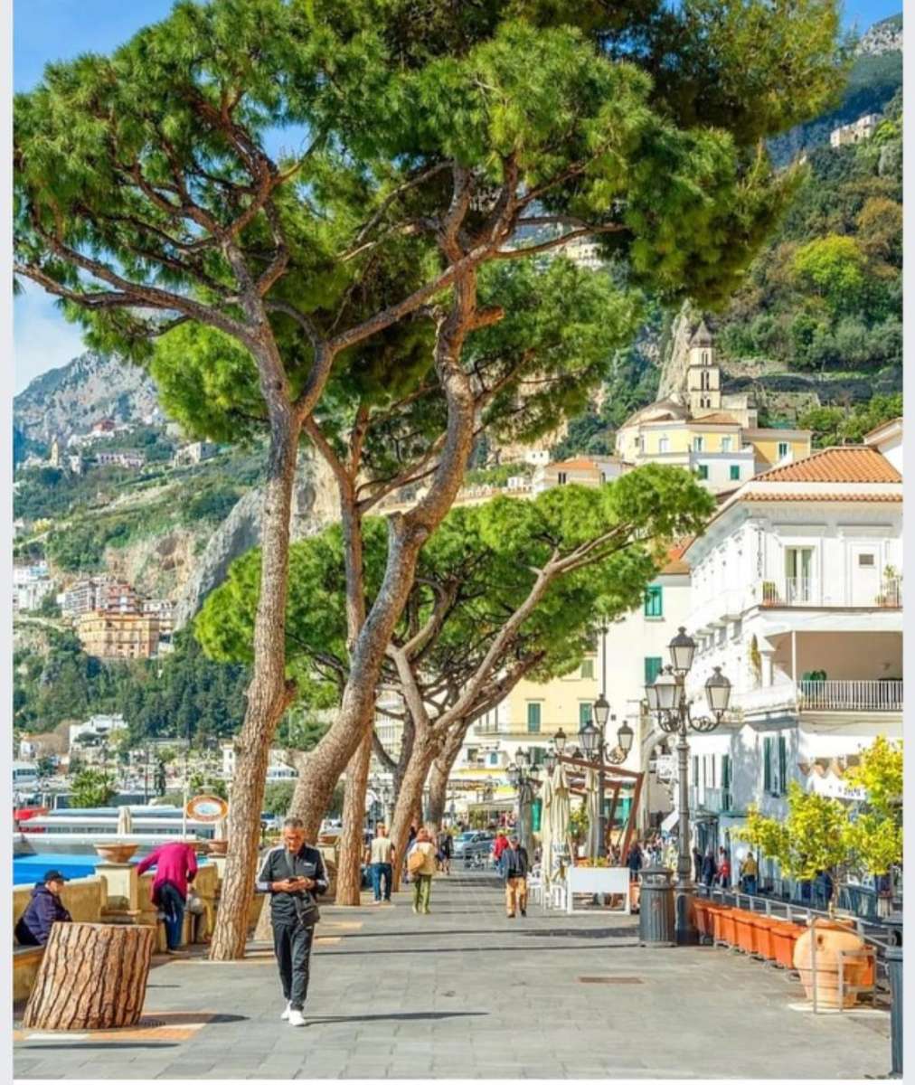 Amalfi-part, Olaszország online puzzle