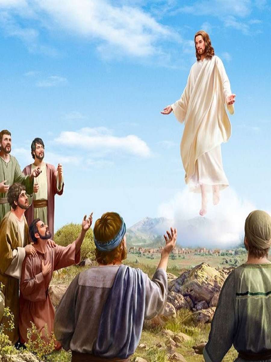 Вознесение Иисуса на Небеса пазл онлайн