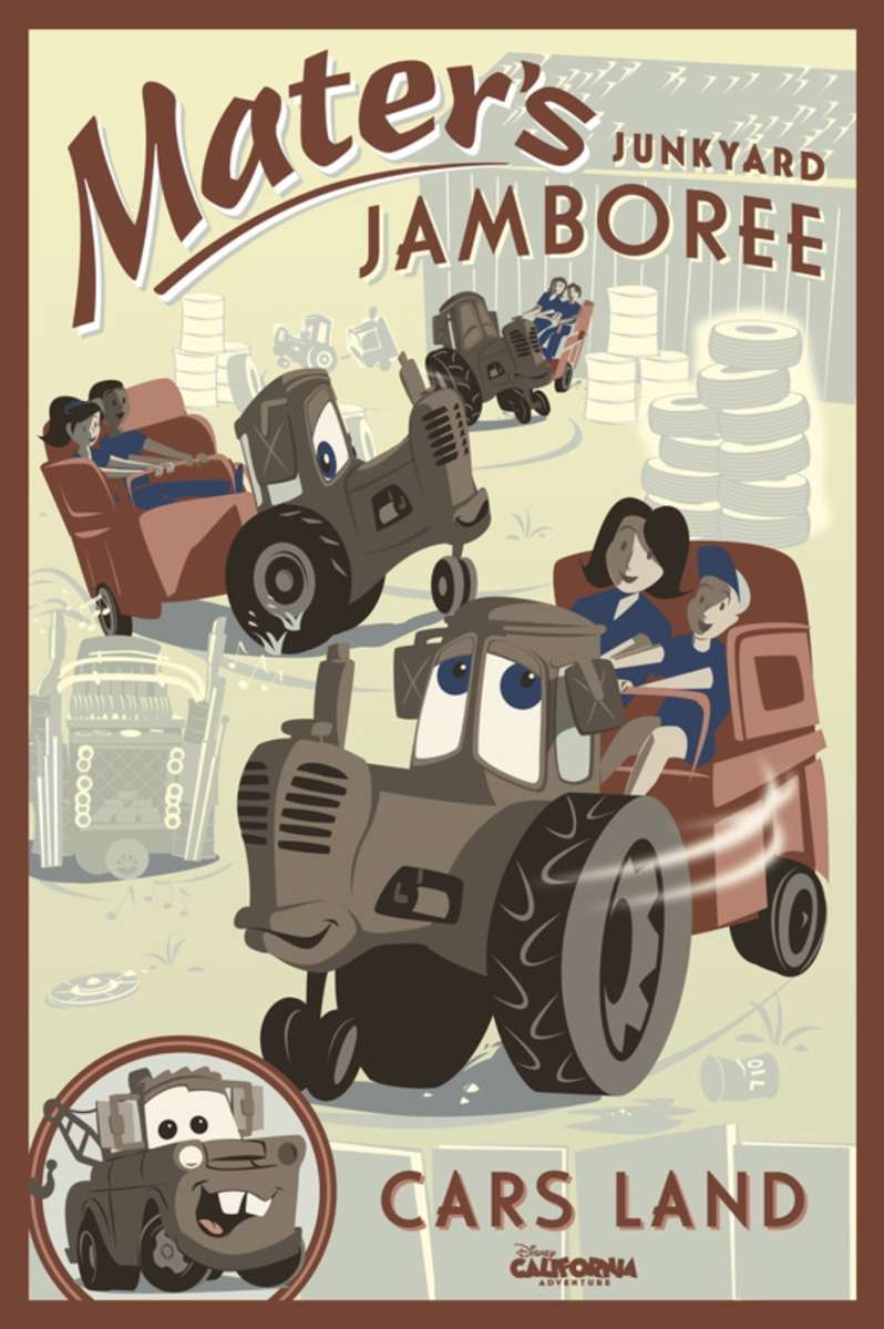 Jamboree de la casse de Mater (affiche) puzzle en ligne