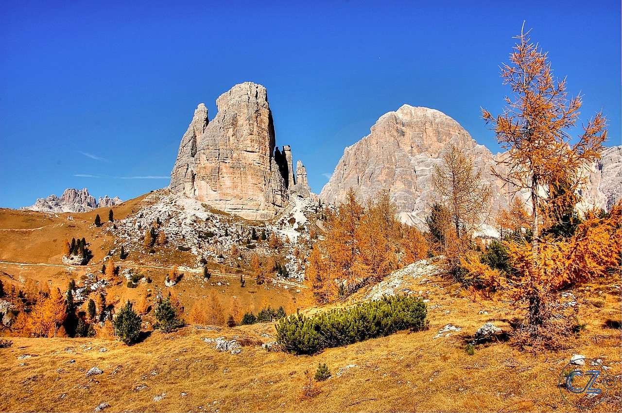 Доломитовые Альпы, Горы, Италия онлайн-пазл