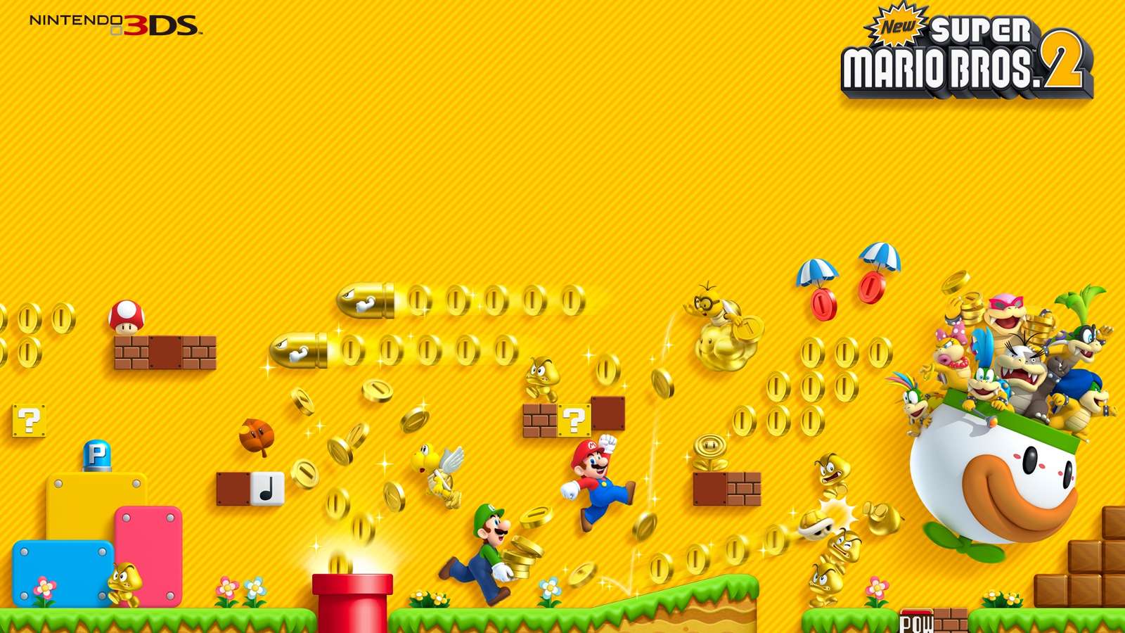 Nieuwe super Mario Bros 2 online puzzel