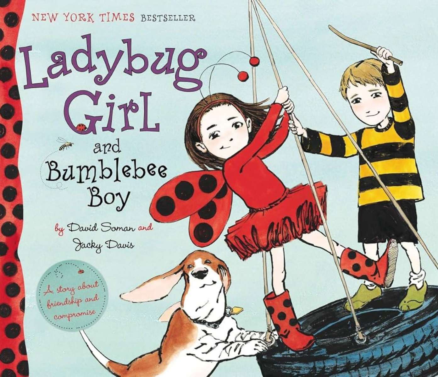 Buburuza Fata și Bumblebee Boy (copertă de carte) puzzle online
