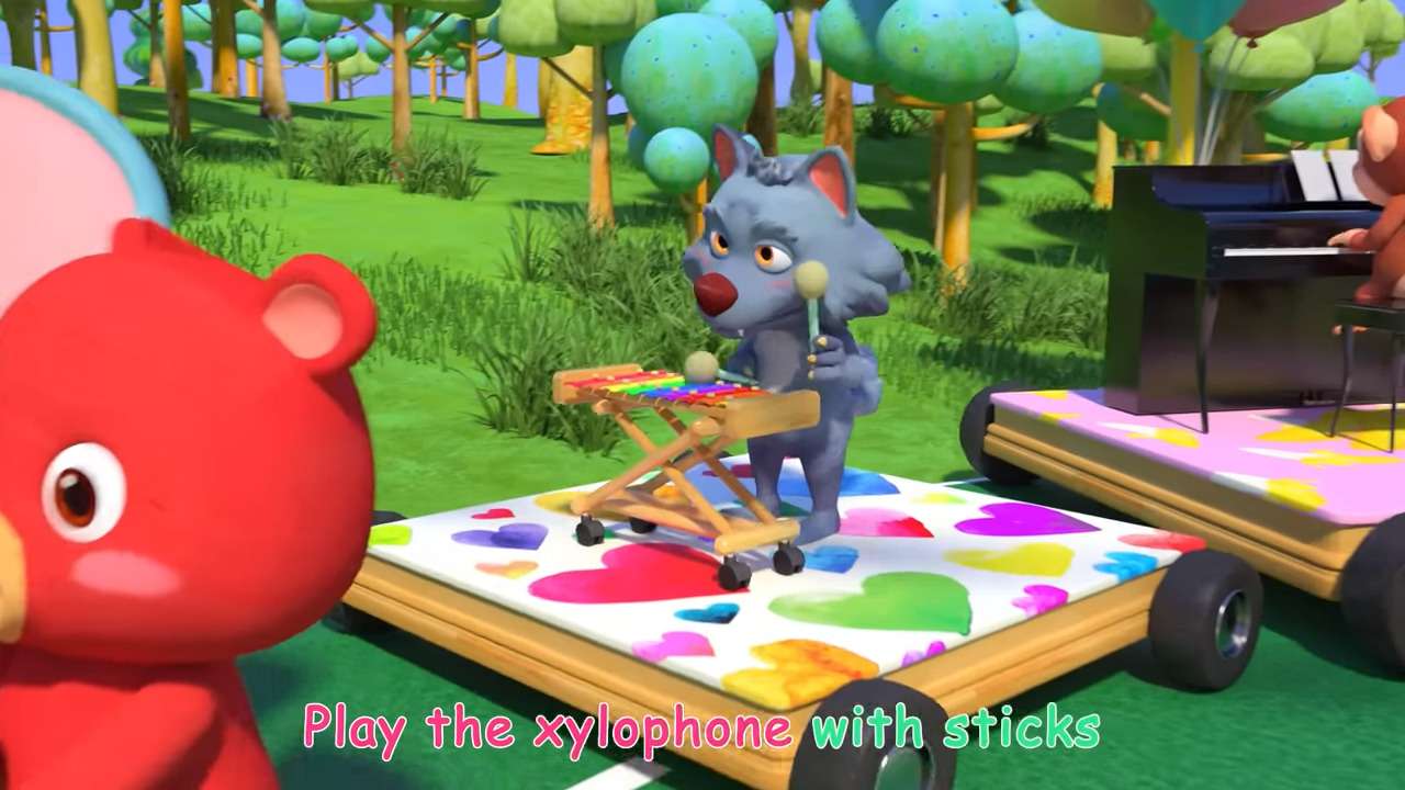 Play Xylophone Sticks jigsaw puzzle online