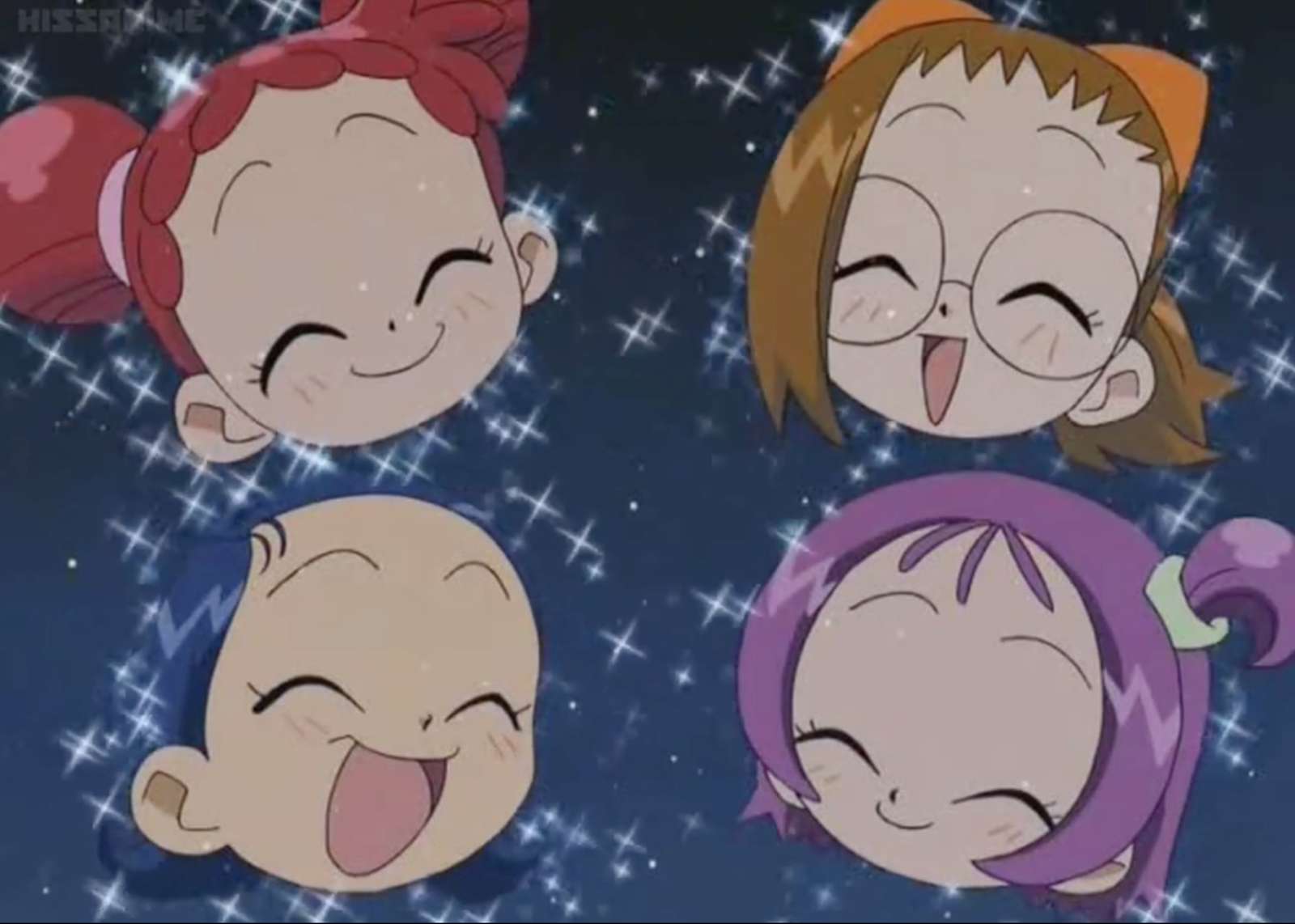 ¡Cuatro Ojamajos! ❤️❤️❤️❤️❤️❤️❤️ rompecabezas en línea