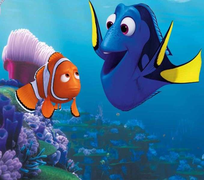 Animerad film. Var är Nemo? Pussel online
