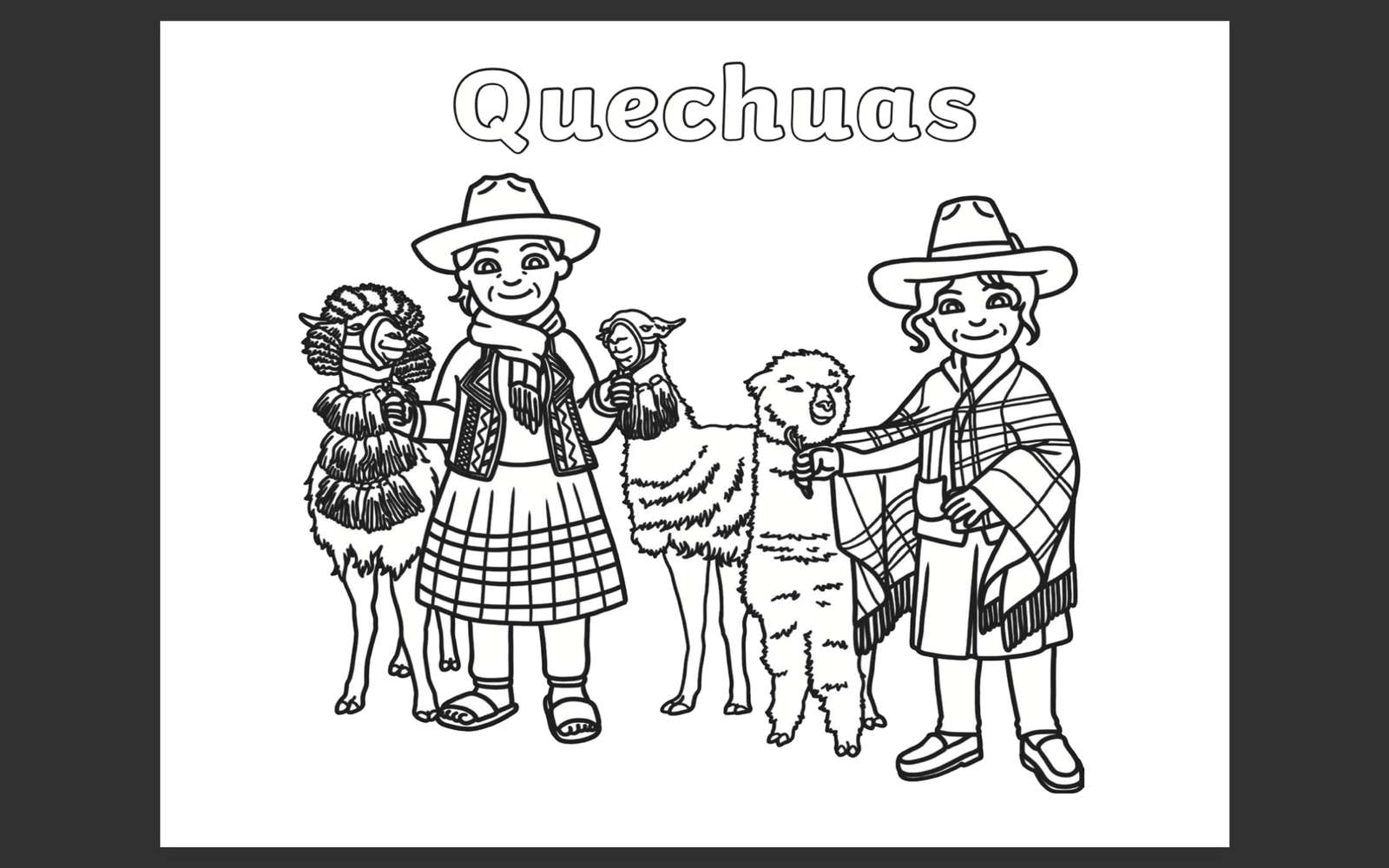 кечуа онлайн-пазл