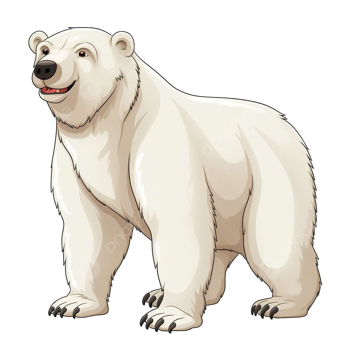 Полярний ведмідь пазл онлайн