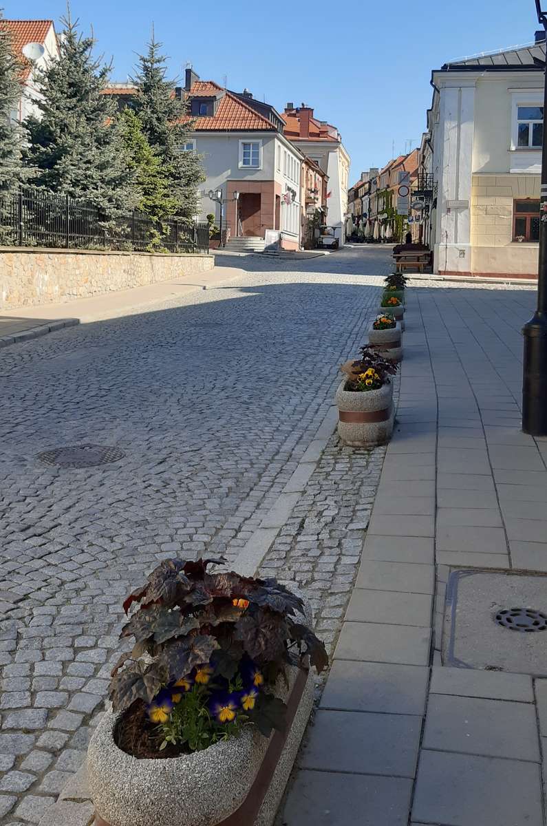 Mariacka Street i Sandomierz Pussel online
