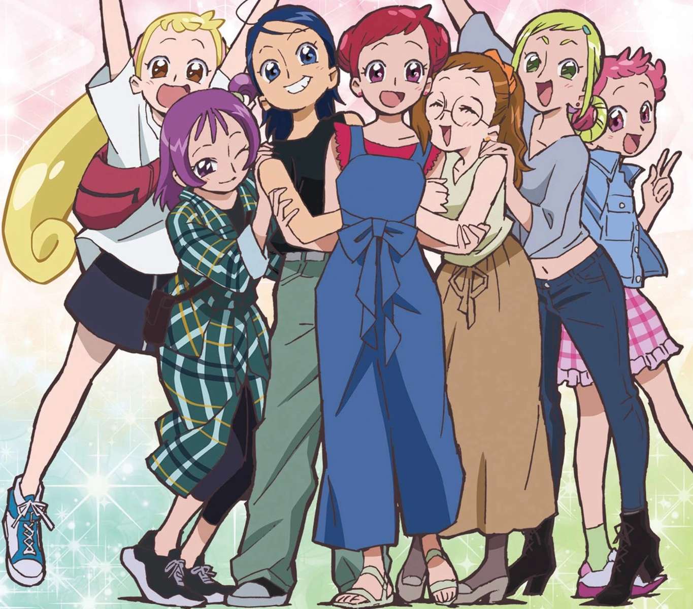 Ojamajo Doremi 20’s❤️❤️❤️❤️❤️❤️ rompecabezas en línea