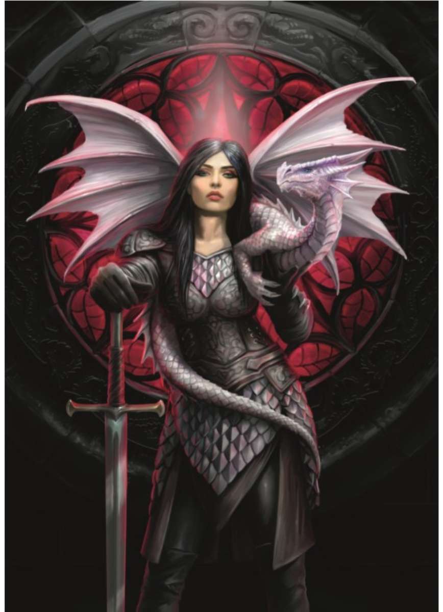 戦士と彼女のドラゴン オンラインパズル