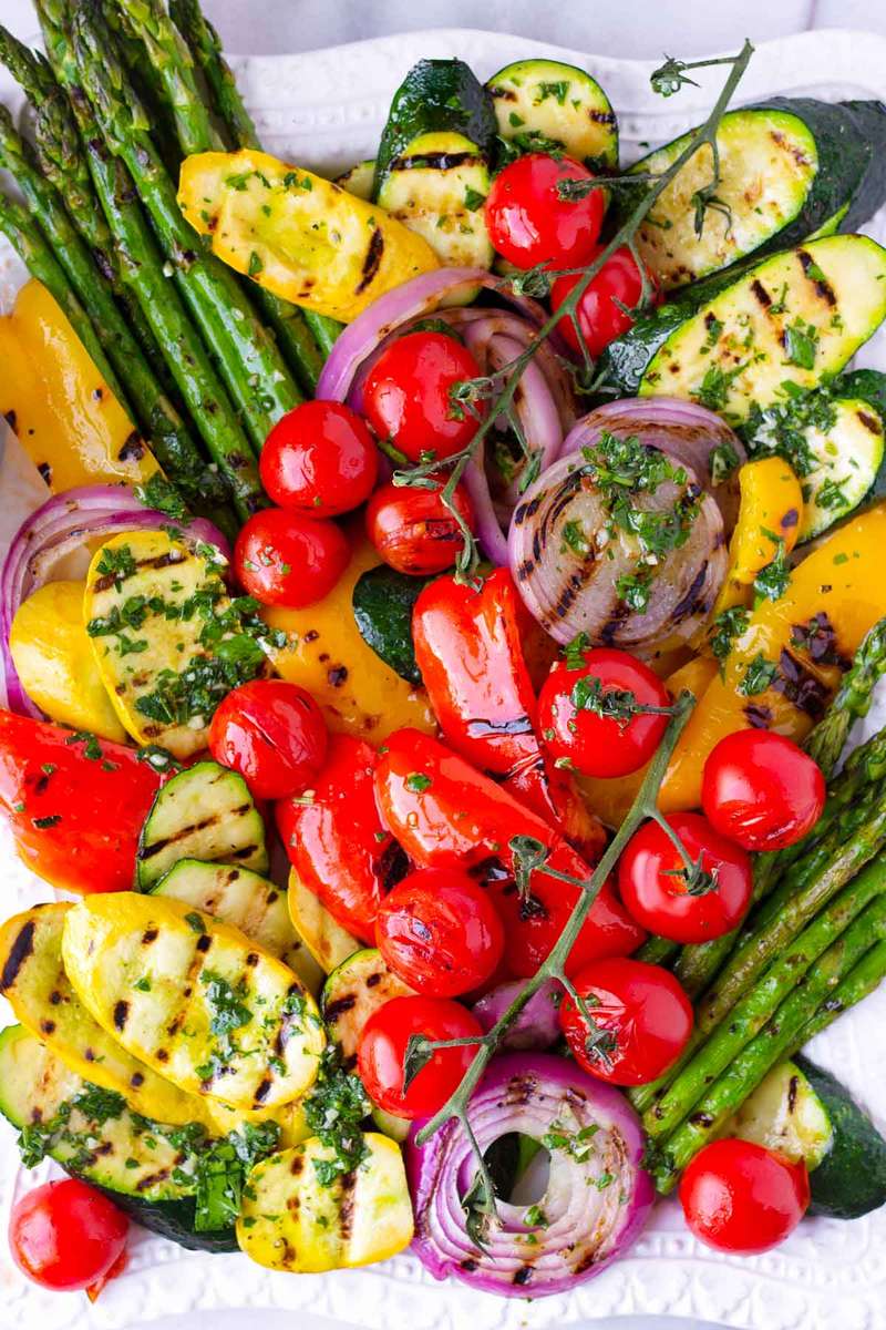 Grilled Veggie Platter jigsaw puzzle online