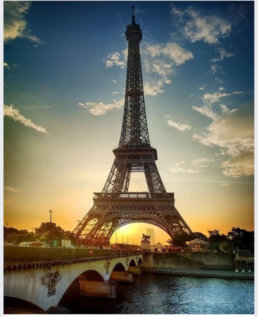 Torre Eiffel, París Francia rompecabezas en línea