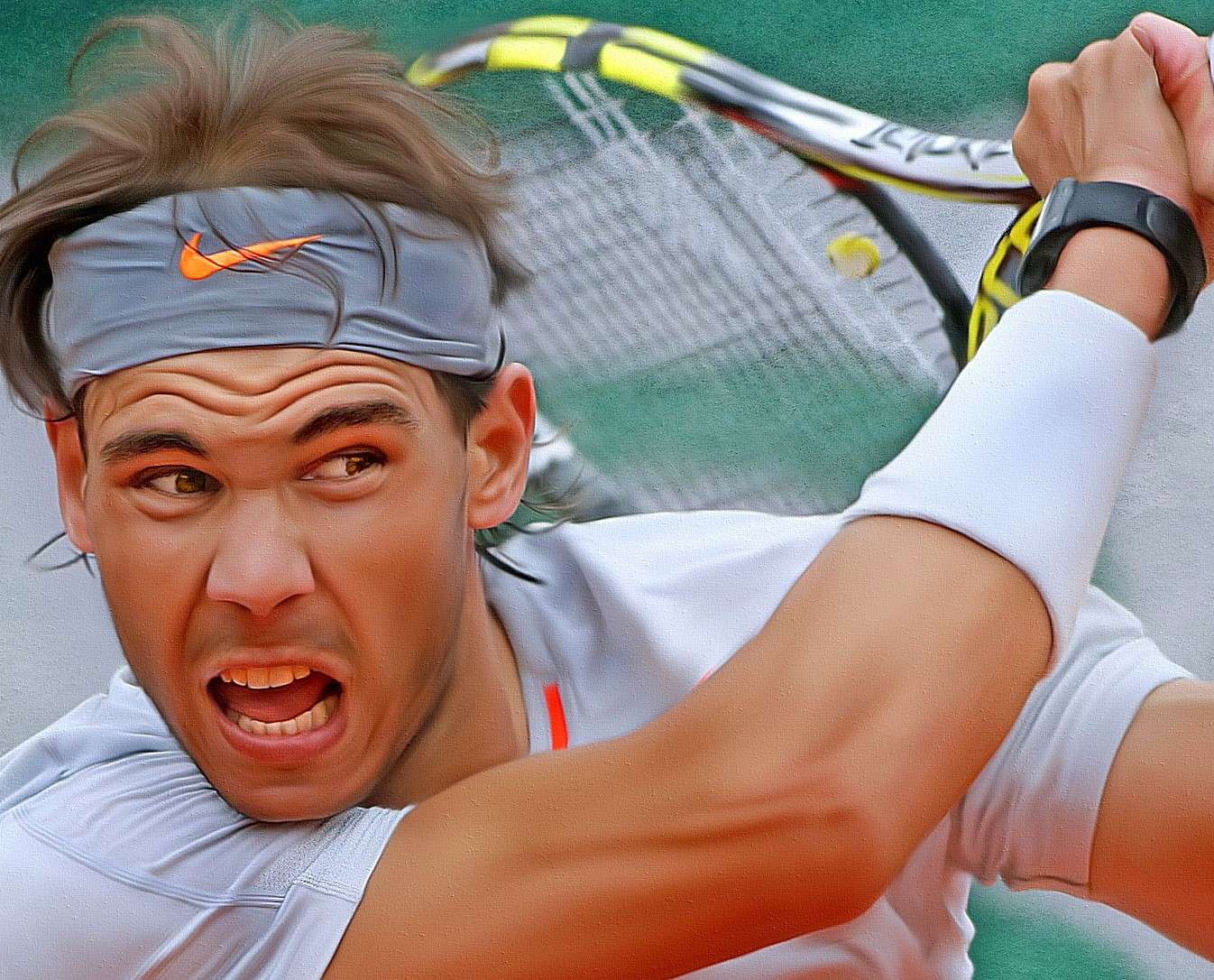 Rafael Nadal. Tenista espanhol puzzle online