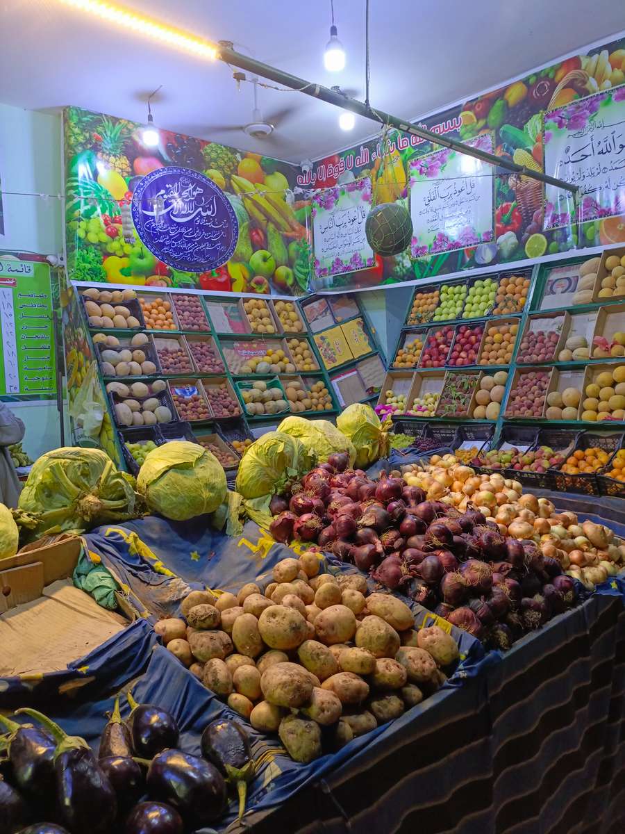 Obchod s potravinami v Hurghadě online puzzle