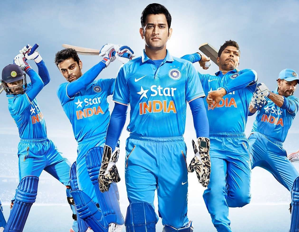 equipo de cricket indio rompecabezas en línea