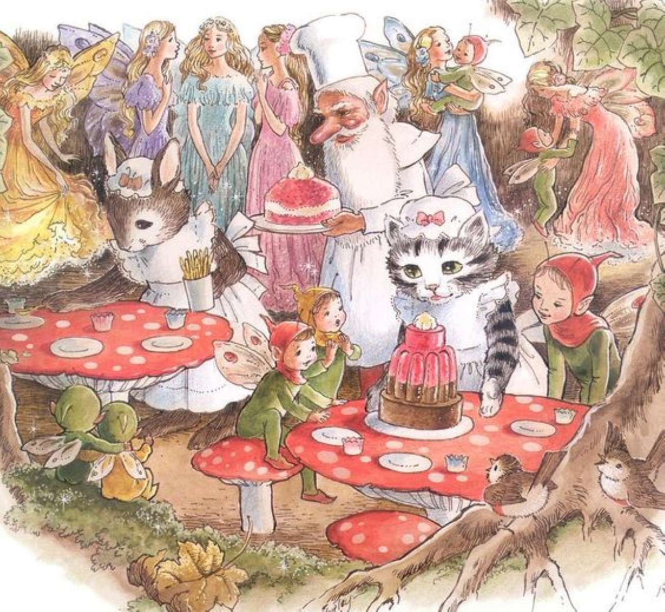 party among the elves jigsaw puzzle online