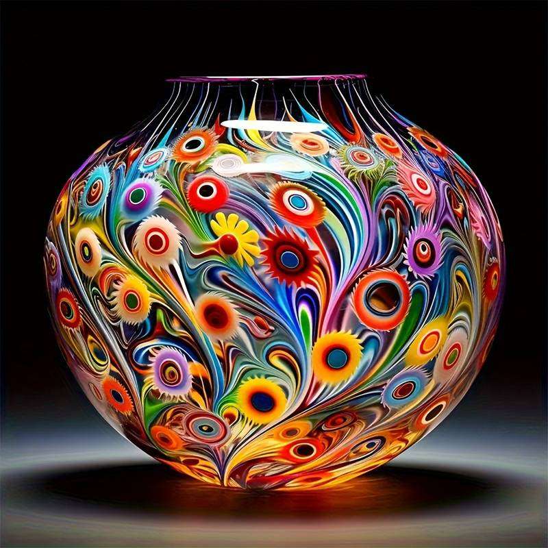 un vaso come un'opera d'arte puzzle online