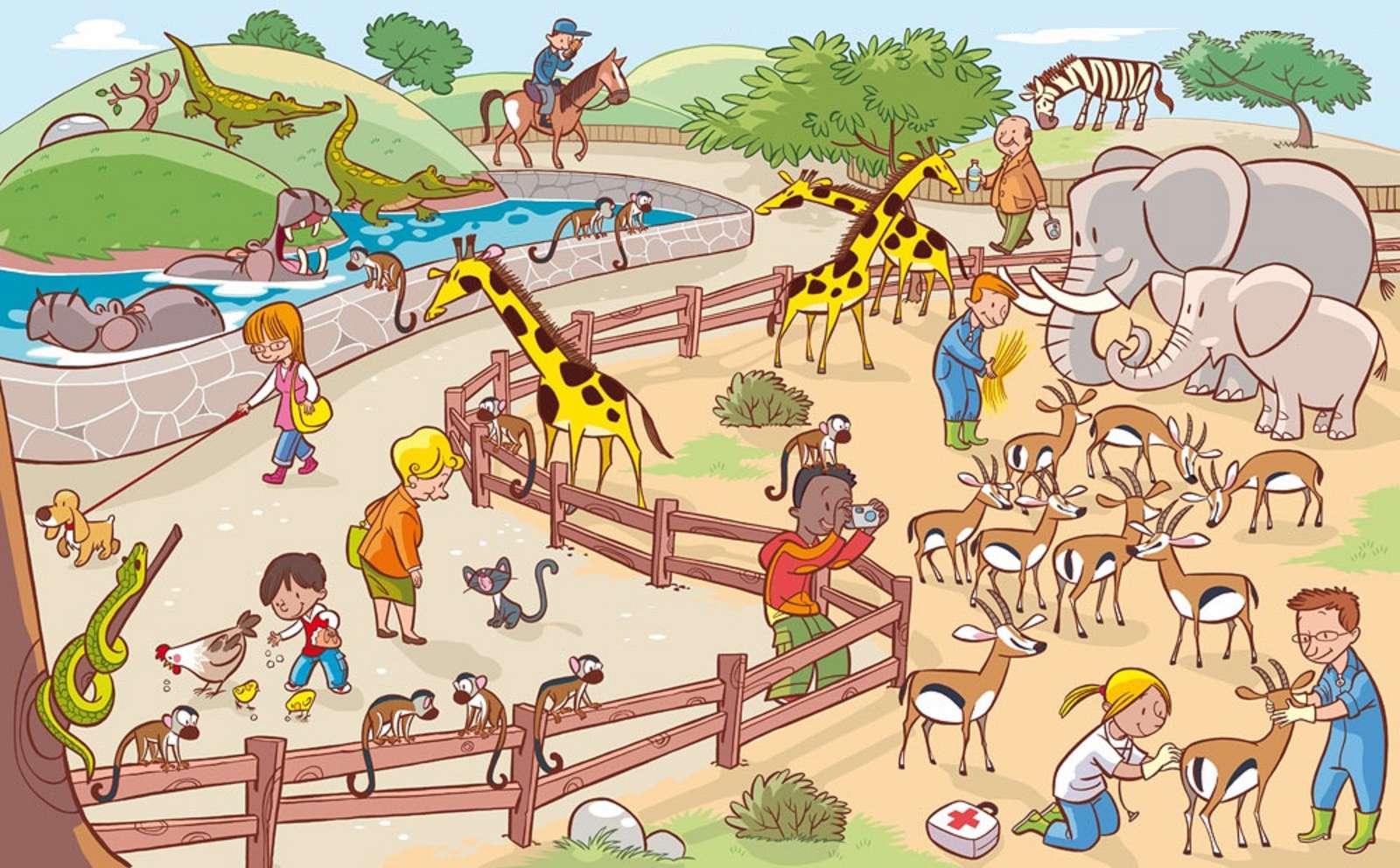 Im Zoo Puzzlespiel online