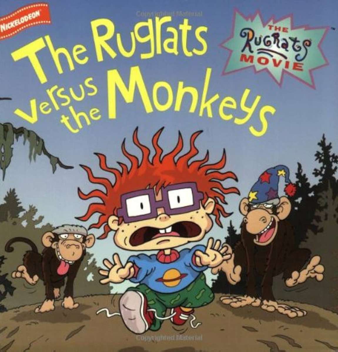 I Rugrats contro le scimmie (copertina del libro) puzzle online