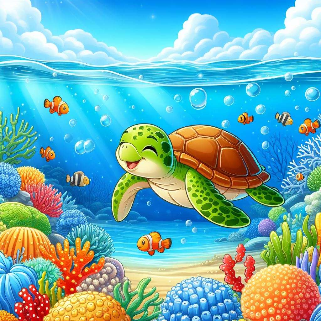 Happy World Turtle Day online puzzle