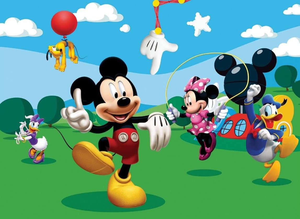 Donald Duck und Mickey Mouse Online-Puzzle