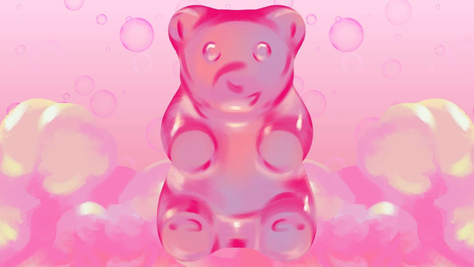 Pink Gummy Bear kirakós online