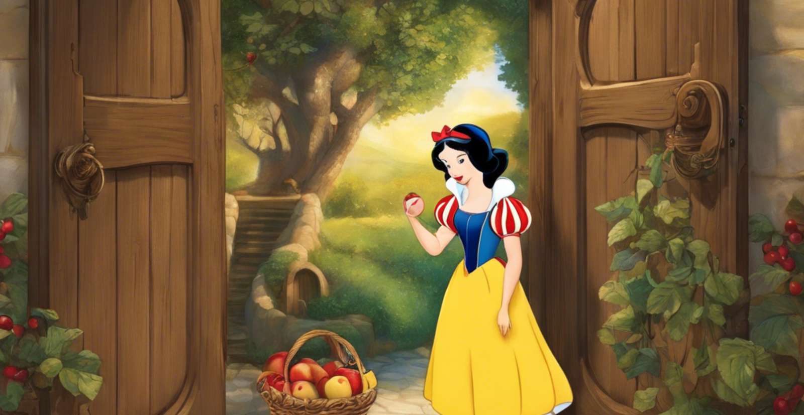 Snow White and the poisoned apple jigsaw puzzle online