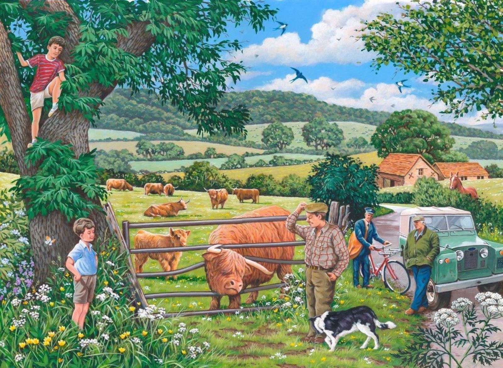 Cattle grazing online puzzle
