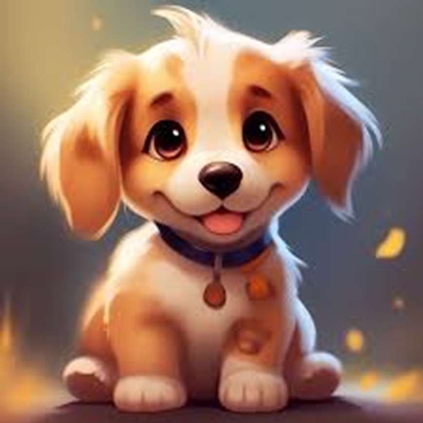 幸せな子犬 オンラインパズル