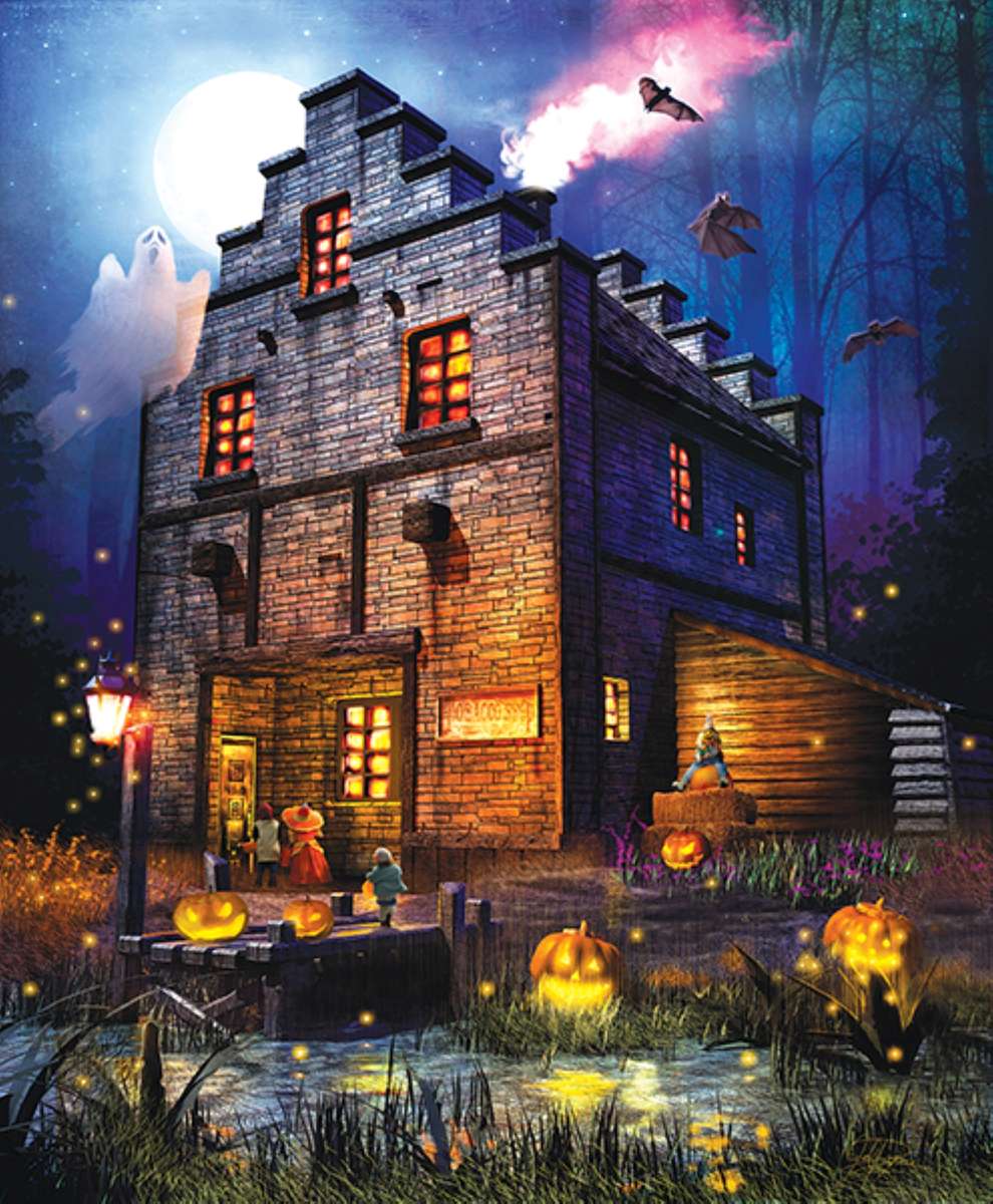 a haunted house online puzzle