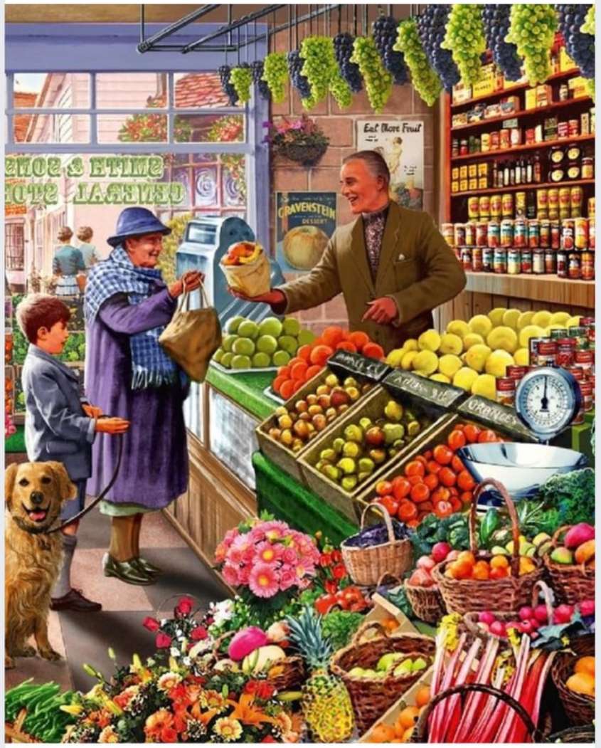 Shopping at the General Store online puzzle