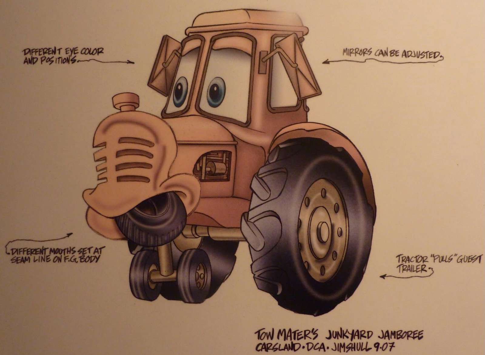 Малюнок звалища Tow Mater’s Junkyard Jamboree онлайн пазл