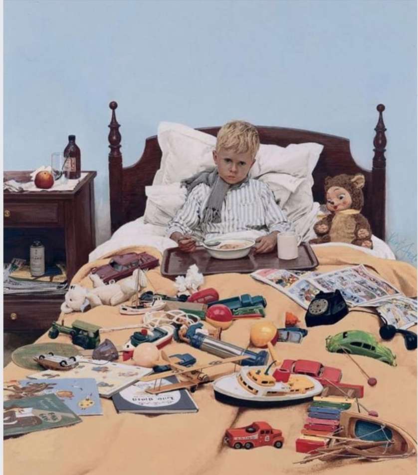 „Bored Sick” (circa 1955) jigsaw puzzle online