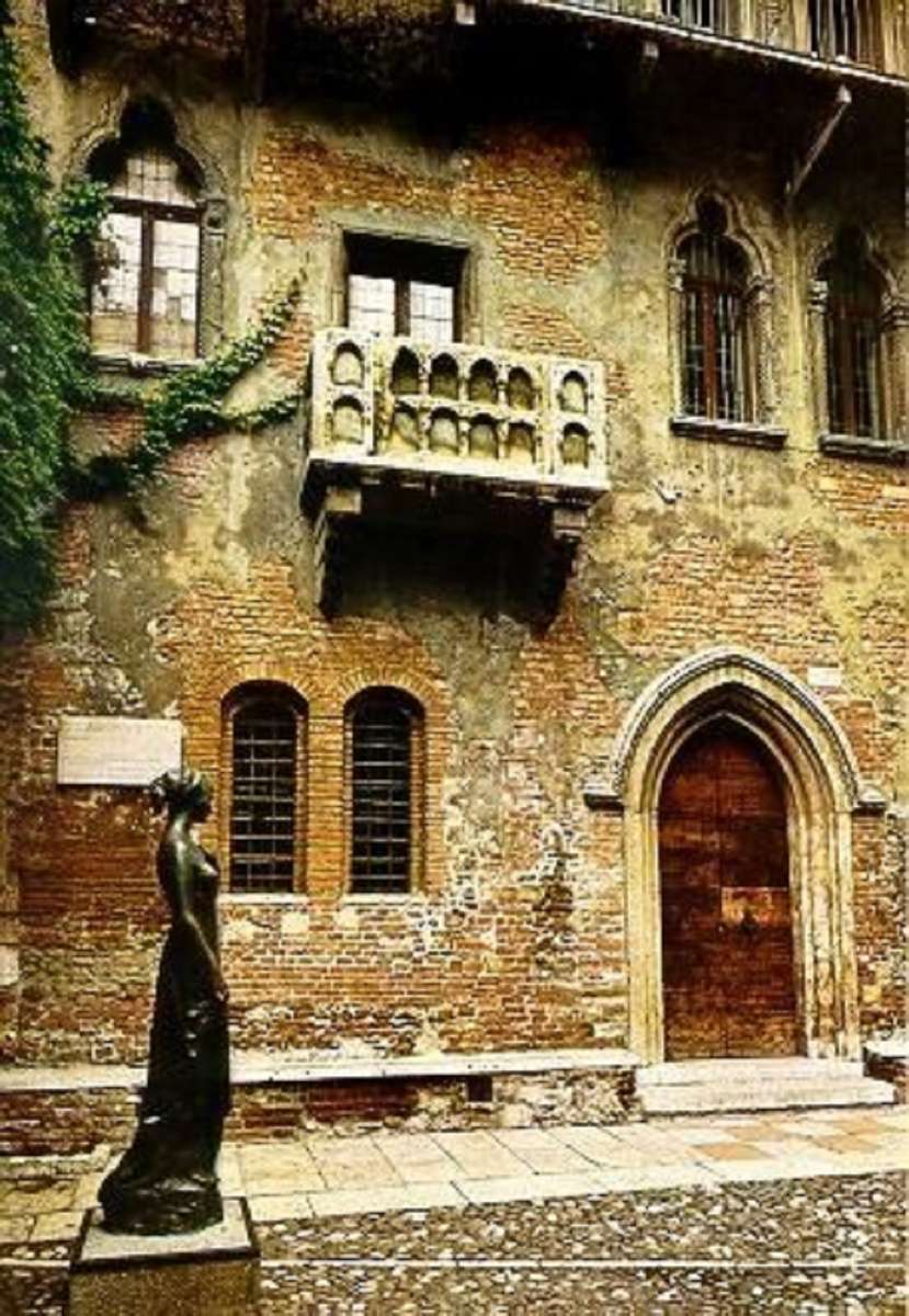 Julia's huis in Verona - Italië online puzzel