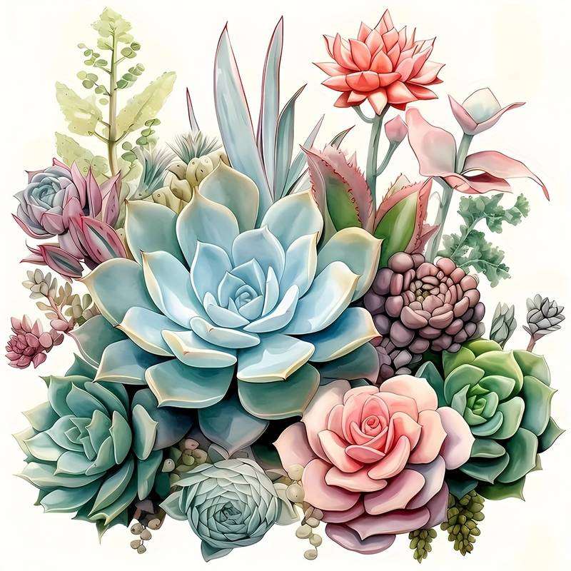 cactus en fleurs puzzle en ligne