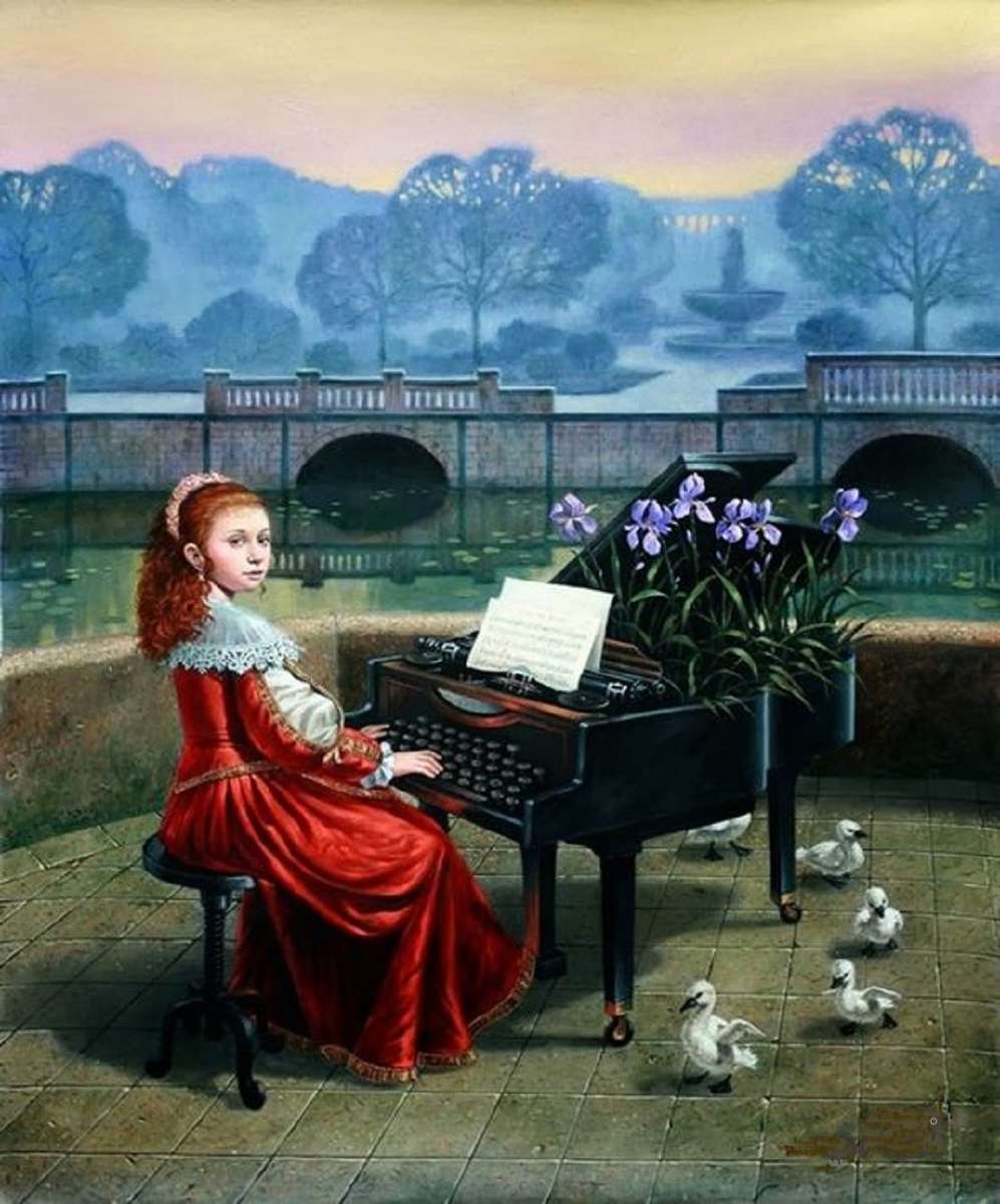 Little piano, great artist online puzzle