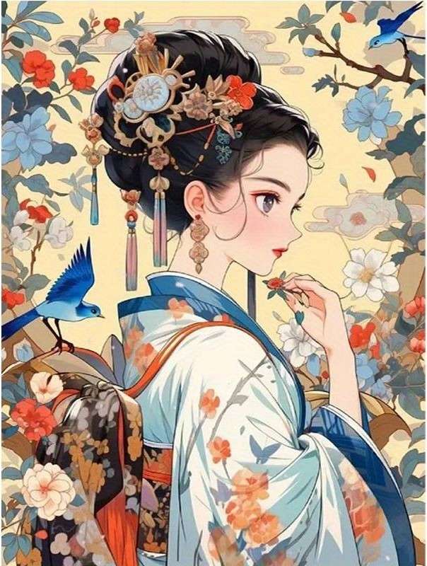 les chagrins et les dilemmes d'une geisha puzzle en ligne