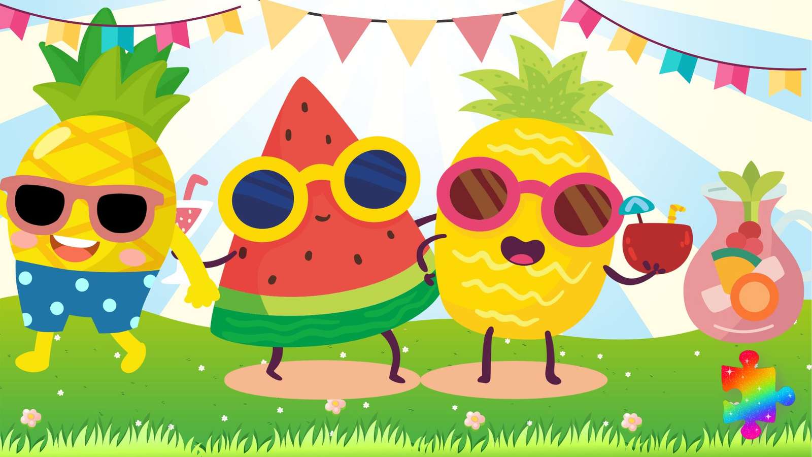 Summer Fruit Party! jigsaw puzzle online