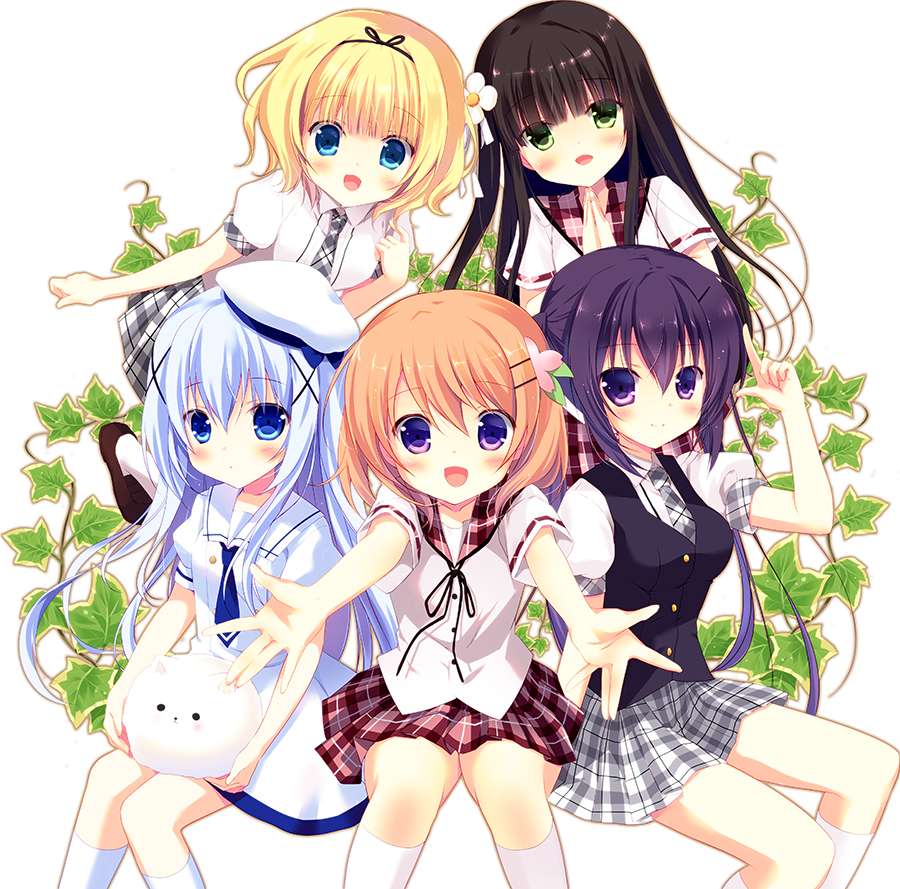 Garotas Gochiusa ~ quebra-cabeças online