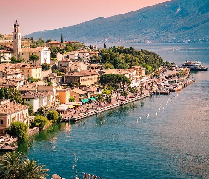 Lago di Garda a Gargnano puzzle online